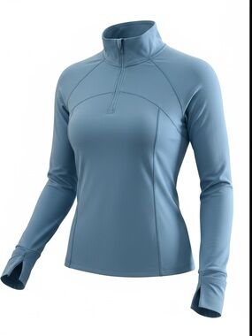 PHOENIX Bergen Run Quarter-Zip Pullover Blue Size Medium NWT